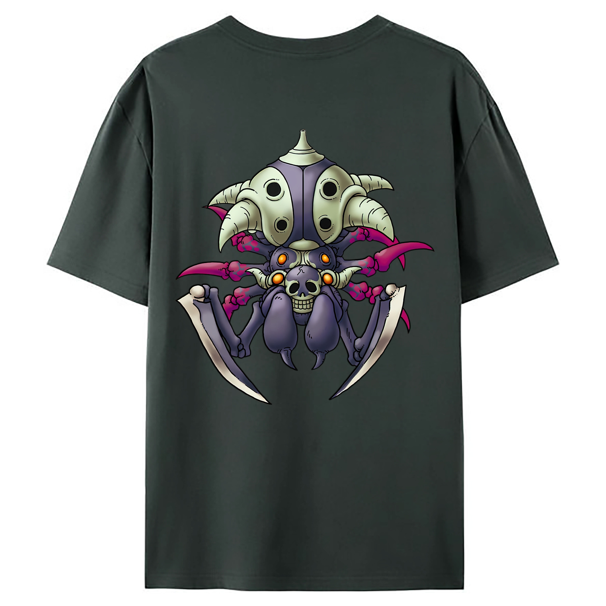 （画像用） ドラゴンクエスト Doragon Kuesuto Dragon Quest 綿100％ メンズ半袖Tシャツ（バックプリント） 通気性